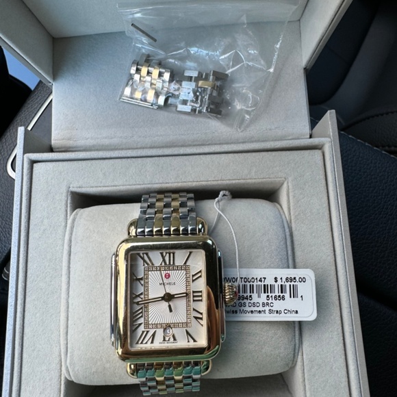 Michele Two Tone Watch